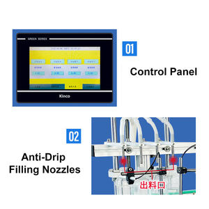 Machine de remplissage et de bouchage automatique avec convoyeur pour eau, huile, jus, boissons, shampoing, détergent, lotion, cosmétiques - Product Image 3