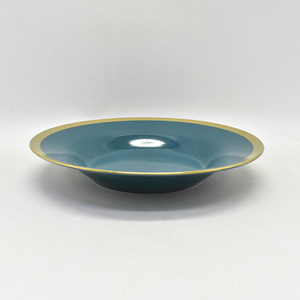 Juego de vajilla de cerámica con borde dorado de lujo nórdico, combinación de plato de cuenco famoso para el hogar, incluye juegos de vajilla de sopa profunda - Product Image 5