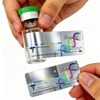 Étiquette autocollante personnalisée avec logo, imperméable, en vinyle adhésif pour flacon de liquide, 3 ml, 5 ml, 10 ml