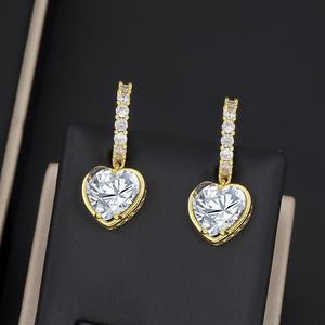 JXX 5A+ Grade Cubic Zircon Inlaid <b>Stud</b> <b>Earrings</b> Gold <b>Silver</b> Plated Customizable Design Tarnish Free <b>Earrings</b> <b>Set</b> - Product Image 4