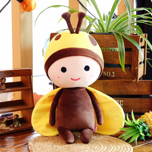 Nouvelle poupée en peluche super douce en forme de coccinelle de dessin animé avec rembourrage en coton PP, jouet en peluche mignon pour enfants, cadeau - Product Image 4