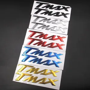 สติ๊กเกอร์โครเมียม 3DMotorcycle Accessories L0GO สำหรับตกแต่ง<span class=keywords><strong>รถ</strong></span> YAMAHA T-MAX TMAX530 TMAX500 TMAX560 ปี 2004 2005 - Product Image 1