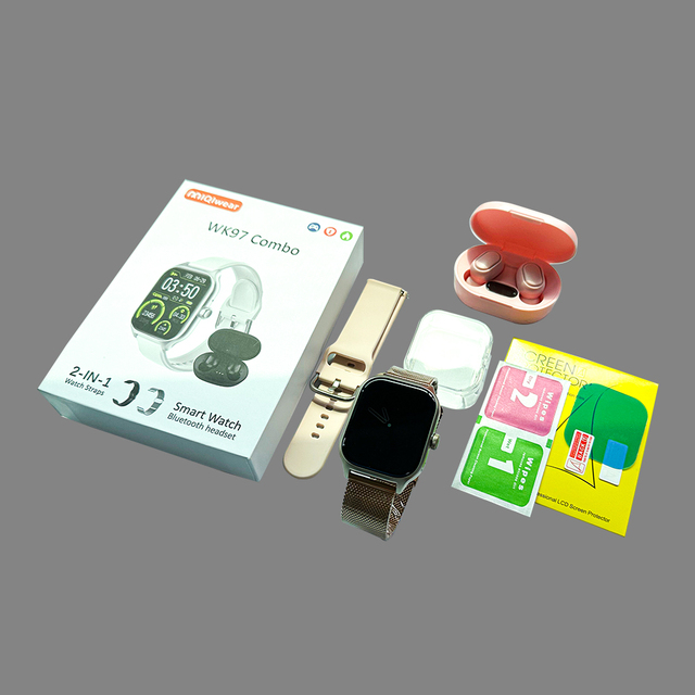 Smartwatch WK97 Combo Factory Fitpro Series 9 Gold Rose Black Silver Colorful square Smart Watch App Control