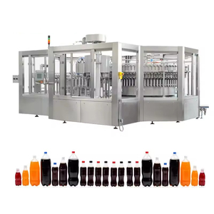 Ligne de production d'usine de boissons gazeuses entièrement automatique personnalisée pour la fabrication de cola, de soda, de boissons énergisantes, de boissons gazeuses non alcoolisées et d'eau - Product Image 1