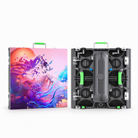 Écran LED vidéo mural P2 604 IP65 à louer avec boîtier en aluminium moulé sous pression et fixation rapide pour les magasins de détail et les centres commerciaux