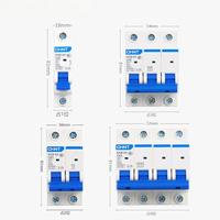 Interruptor Automático Miniatura NXB-63 6kA Tipo C 1P 2P 3P 4P 6A-63A para Riel DIN, Interruptor de Aire MCB para Protección Eléctrica Doméstica
