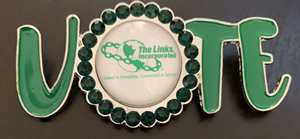 Broche Verde Personalizado Topvesko The Links Inc. - Pin de Votação The Links - Product Image 6