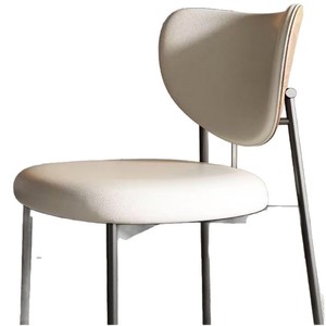 Italian Minimalist Luxury Dining Chair Modern Nordic Design With <b>Backrest</b> For Dining Room Adult Use - Product Image 5