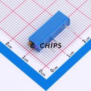 3006P-504 Adjustable Resistor / <b>Potentiometer</b> Through hole Component (THT)-3P,6.5x4.9mm Resistor 500kOhm 10% 750mW 250ppm/ - Product Image 2