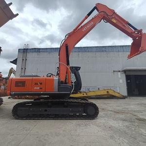 Excavatrice Hitachi Zaxis 240 2023, faible nombre d'heures de travail, occasion, moteur 24 tonnes, capacité de la benne de 1 m³, composants Kawasaki, construction - Product Image 4