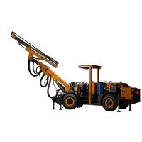 Foreuse souterraine Kaishan KJ211 pour trous de dynamitage, sur chenilles HC50, rotation de 360° du faisceau, moteur diesel