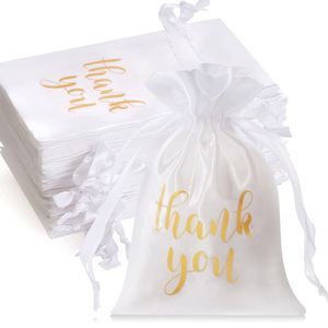 Sacs en coton satiné or rose avec cordon de serrage pour mariages, baby showers, Saint-Valentin, artisanat, anniversaires, fêtes d'entreprise, mini sacs cadeaux - Product Image 3