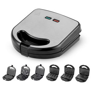 Aifa Factory bon <span class=keywords><strong>prix</strong></span> 2 tranches 750W machine à sandwich électrique gaufrier panini avec <span class=keywords><strong>plaque</strong></span> fixe - Product Image 5