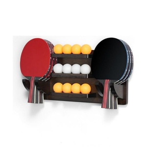 Supporto da Parete per Racchette da <span class=keywords><strong>Ping</strong></span> <span class=keywords><strong>Pong</strong></span>, Espositore in Legno per Racchette da Tennis da Tavolo, Organizzatore per Accessori da <span class=keywords><strong>Ping</strong></span> <span class=keywords><strong>Pong</strong></span> - Product Image 1