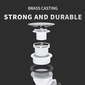 Hydralax bồn tắm bồn rửa cống phòng tắm cống sàn nhựa tắm khay <span class=keywords><strong>drainer</strong></span> - Product Image 3