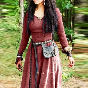 Vestido vikingo-elfo celta para mujer-Disfraz LARP para adultos | Traje de mascarada de Halloween | Inspirado en los estilos de TV y películas - Product Image 2