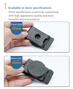 Portaherramientas magnético de alta resistencia Clip organizador de cinturón magnético recubierto de goma negra para accesorios de Metal llave de clavos de tornillo - Product Image 5