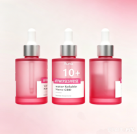 Flacon de sérum pour le visage en verre de luxe personnalisé, 1 oz, 2 oz, 30 ml, 50 ml, 100 ml, emballage pour soins de la peau, flacons compte-gouttes pour huile essentielle pour cheveux