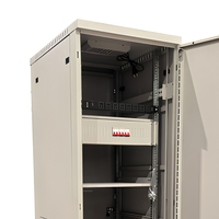 Armoire serveur 42U 19 pouces, armoire rack réseau, armoire rack serveur pour centre de données avec porte verrouillable, montage réglable