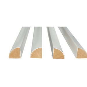 Produit en <span class=keywords><strong>bois</strong></span> articulé au doigt de moulage rond de quart de pin apprêté blanc - Product Image 5