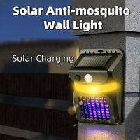 Elektrische Elektronische Bug Zapper Insectenwerende Zonne-Muggenmoordenaar Led Verlichting Vierkante Campinglamp Polycarbonaat