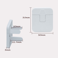 PRODIGY OL008 Cubiertas de Seguridad para Enchufes de Bebé, Plástico ABS, Protector de Enchufes de 3 Clavijas, Asa de Tracción Oculta, para Uso Doméstico, Hecho en Guangdong