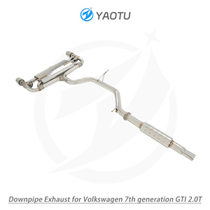 Hệ thống ống xả thể thao bằng thép không gỉ YT có van và bộ giảm thanh dành cho Volkswagen Golf GTI Mk7 (2.0T) - Product Image 6
