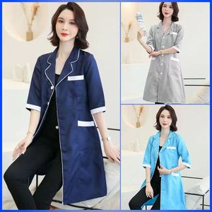 Cappotto da infermiera uniforme <span class=keywords><strong>per</strong></span> salone di bellezza da donna - Product Image 2