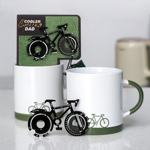 Bespritgift ngoài trời đa chức năng công cụ & đồ đá Mug Set với thiết kế xe đạp bán buôn món quà mới lạ thiết lập ý tưởng cho DAD & men - Product Image 1