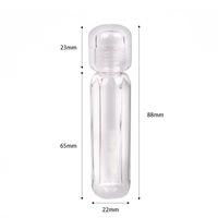 Tube ovale de 5 ml en PETG pour gloss à lèvres avec bouchon à vis – Contenants pour gloss à lèvres en stock et faible MOQ
