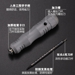 Diy <b>Screwdriver</b> Set 13 In 1 Telescopic Phillips Flathead <b>Bits</b> <b>Multi</b> Purpose Tool For Home Repair - Product Image 2