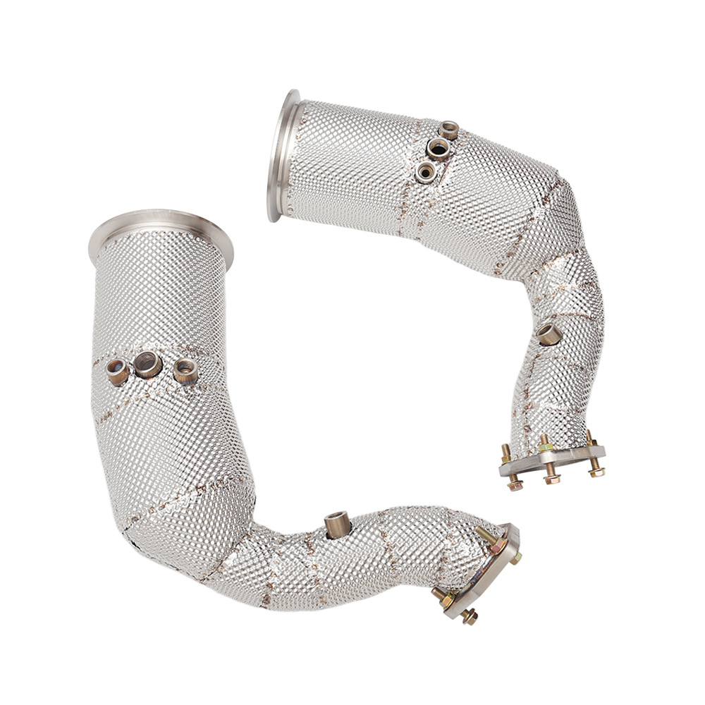 VantaFlow Straight Downpipe Performance Exhaust Pipes for Lamborghini Urus 4.0T V8 2018-2026 Stainless Steel Exhaust With Heat Shield