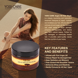 Masque capillaire nourrissant et réparateur à l'huile d'argan marocaine, marque privée, fabricant - Product Image 2