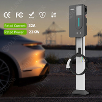 Olink J1772 Ev Şarj Konektörü Elektrikli Araç Şarj Adaptörü Şarj İstasyonu 22kw Kolon Tipi 2 Şarj Ünitesi