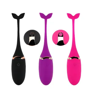 Control remoto inalámbrico delfín saltando para huevo mujeres juguete sexual vibrador masturbador - Product Image 5