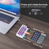 Contrôleur de streaming LCD MiraBox N1 avec 15 touches personnalisables et un bouton rotatif, clavier macro programmable pour les créateurs