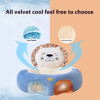 Chaise d'apprentissage pour bébé avec motif de dessin animé, anti-chute, pour l'apprentissage de la position assise et debout, pour le salon et la chambre
