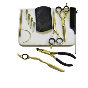 Bulk Salon Hair <b>Extension</b> Supplies <b>Micro</b> Bead Opening Plier <b>Micro</b> Link Crimping Tool Loop and Hook Installation Parting Ring - Product Image 1