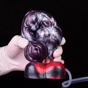 NNSX Dildo de Caballo de Fantasía con Eyaculación, Pene con Nudo Grande para Estimulación Vaginal y Anal, Dildo Eyaculador, Juguetes Sexuales para Mujeres - Product Image 4