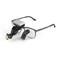 Lampe frontale chirurgicale LED sans fil MF-JD2100 5W, lampe dentaire portable pour loupe AENM-400X 3x 4x 5x 6x 8x 8.5x Loupes d'opération