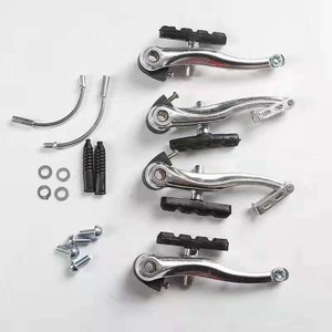 Ensemble d'étriers de frein V pour vélo de montagne, avec plaquettes en composite métallique, freinage mécanique réglable, corps en aluminium forgé - Product Image 2