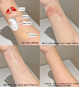 Crème nettoyante en profondeur en gros, <span class=keywords><strong>lait</strong></span> hydrophile et oléophile, démaquillant pour les yeux et les lèvres - Product Image 5