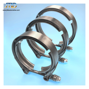 Ensemble de bande <span class=keywords><strong>V</strong></span> JTLD « mâle/femelle » en acier inoxydable 304 - 2,75 pouces 70 mm, collier de serrage standard - Product Image 5