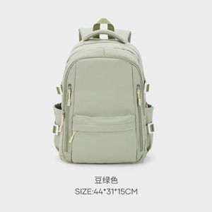 White Blue <b>Backpack</b> <b>Large</b> Capacity Multifunctional Travel Bag For Women Casual Everyday Use Spring 2024 - Product Image 3