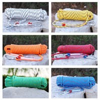Cordes d'escalade statiques personnalisées 9mm 10mm 11mm 12mm, pour arboristes, avec système de descente portable en polyester et chauffage entièrement automatique
