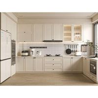Meubles de cuisine modulaires en placage de bois de haute qualité, style Shaker, sur mesure, pour la maison, fournis par Prima Factory
