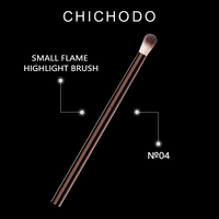 Kuas Makeup Highlighter Api Kecil HG Langsung dari Pabrik dengan Gagang Aluminium Kuas Kosmetik