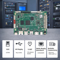 YS-M76 Rockchip RK3576 SBC Placa Base Android, Placa Base Industrial Integrada con LVDS I2C 4GB Android14 para Fabricantes de AIoT