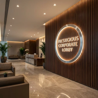 Letras Metálicas 3D Personalizadas con Retroiluminación LED Premium para Logotipos de Publicidad Comercial en Tiendas de Lujo, Señalización Profesional