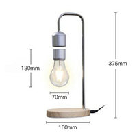 Led Ara Levitacion Ada Fluttuante Levetating şamandıra ışık manyetik levitasyonunun yüzen lamba Levitating lambası kablosuz şarj cihazı